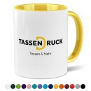 Farbige Tasse 300 ml - Innen &amp; Henkel farbig - 14...