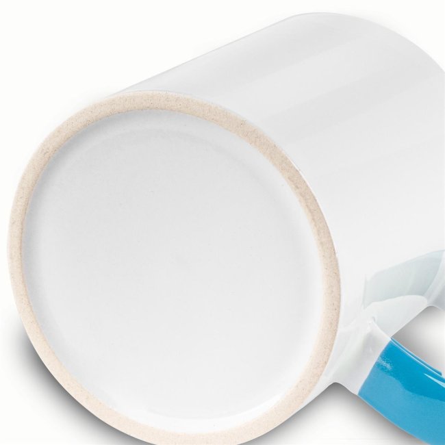 Farbige Tasse 300 ml - Innen &amp; Henkel Hellgr&uuml;n - ohne Druck