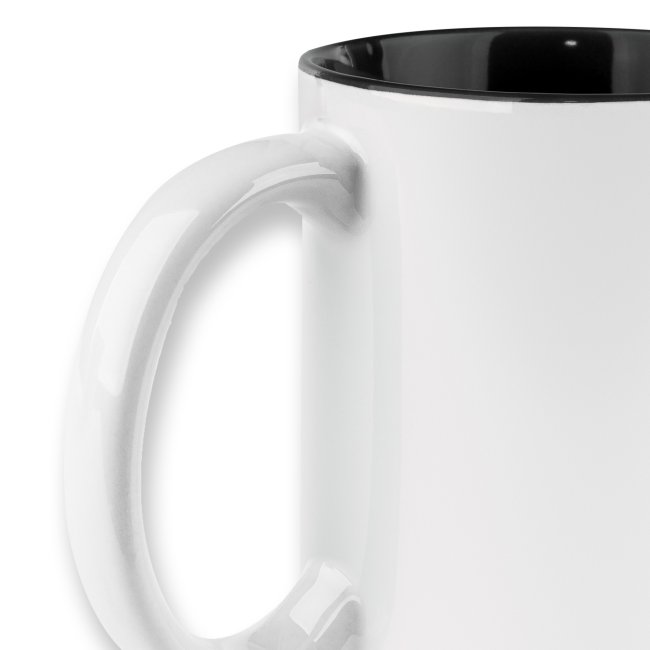 Farbige Tasse 300 ml - Innen Rot - ohne Druck