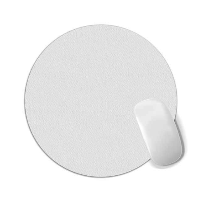 Mousepad rund &Oslash; 19 cm - 3 mm stark - ohne Druck