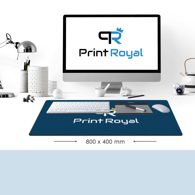 XXL Schreibtischunterlage - 800 x 400 mm - inkl. Druck