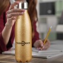 Glitzer Trinkflasche aus Edelstahl - 500 ml - 4 Farben