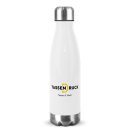 Edelstahl Trinkflasche mit Sockel - Weiß - in zwei...
