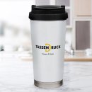 Edelstahl Thermobecher mit Deckel - Konisch - 400 ml - 2...