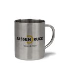 Edelstahl Thermotasse - mit Henkel
