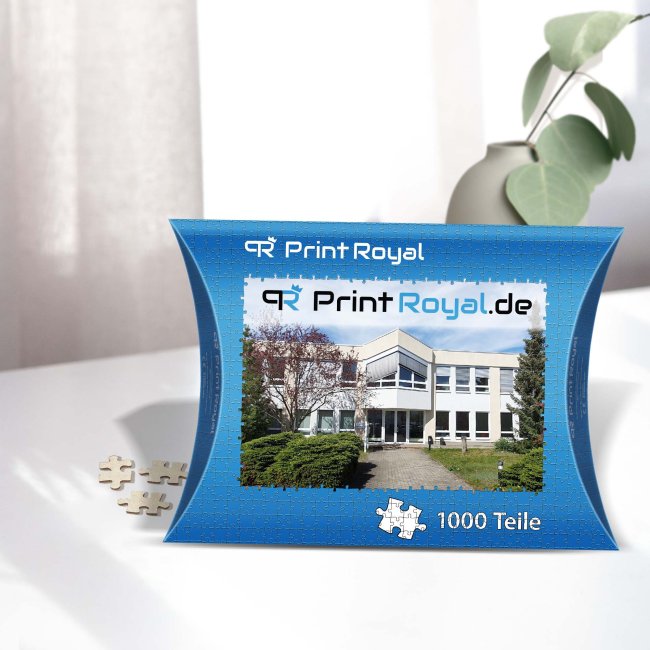 Puzzle bedrucken - 1000 Teile - im Querformat - inkl. bedruckter Kartonverpackung