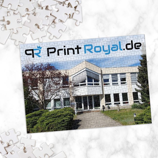 Puzzle bedrucken - 1000 Teile - im Querformat - inkl. bedruckter Kartonverpackung