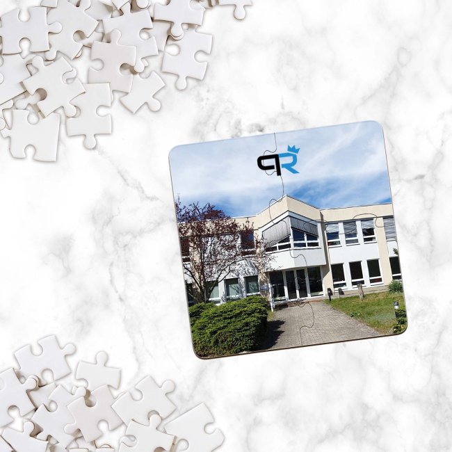 Holzpuzzle bedrucken - 4 Teile - inkl. bedruckter Kartonverpackung