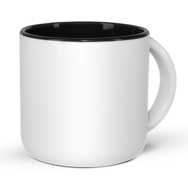 Kaffee-Pott 400 ml - Innen Schwarz - ohne Druck