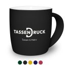 Gummierte Porzellan Tasse zum Gravieren - 300 ml - 4...