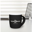Gummierte Porzellan Tasse zum Gravieren - 300 ml - 4...