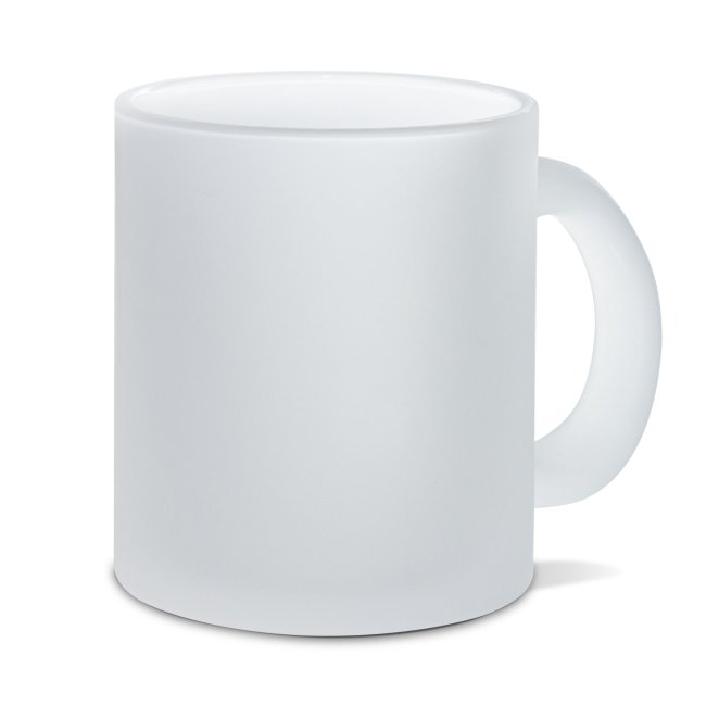 Glastasse - 300 ml - satiniert - ohne Druck