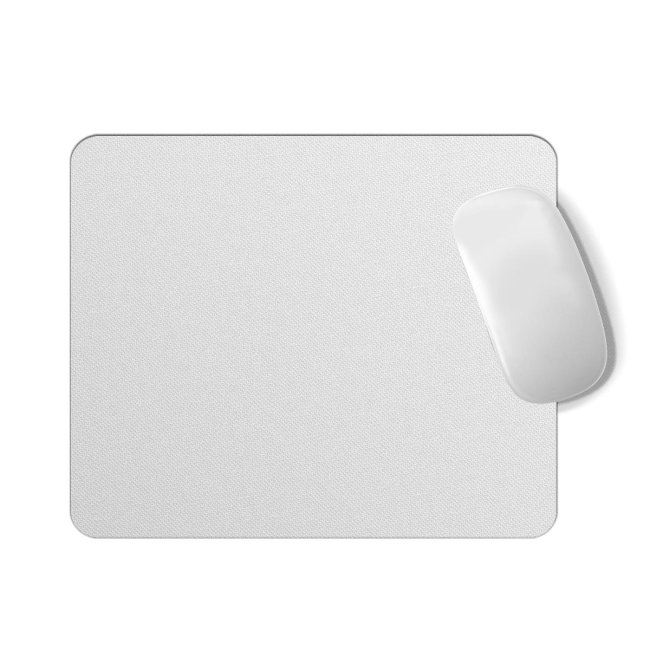 Mousepad eckig - 23 x 19 cm - 5 mm stark - ohne Druck