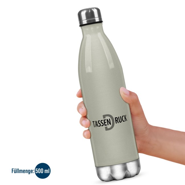 Trinkflasche aus Edelstahl - 500 ml - 4 Farben